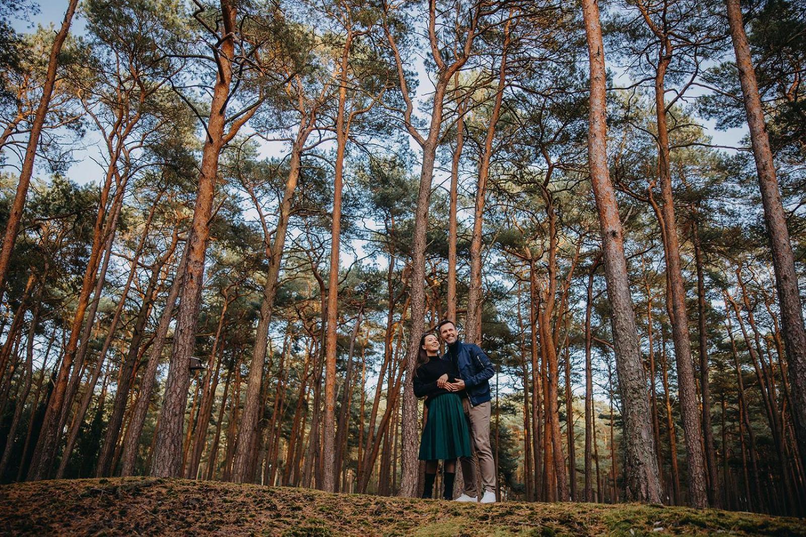 Hotel Linea Mare Pobierowo Exterior photo A couple in the woods